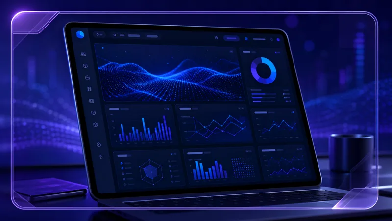 Technology dashboard website preview